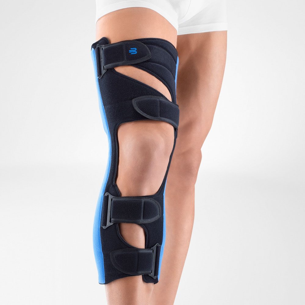 GenuLoc® immobiliserende knieorthese voor fixatie na knieletsel of operatie
